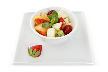 Exotic Fresh Fruit Salad Pot