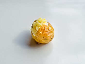 Baby Jacket Potato filled with British Cheddar Cheese