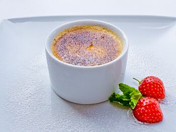 Mango Creme Brulee