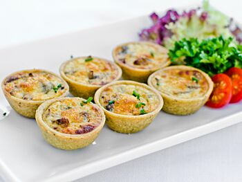 Mini Leek & Gruyere Tartlettes