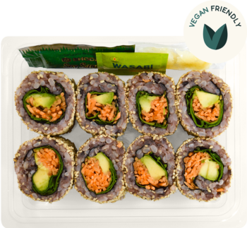 Black Rice Avocado & Mint Sushi - Individual