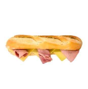 Wiltshire Ham & Smoked Cheddar - Baguette