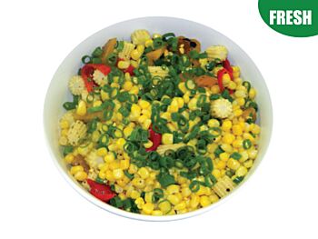 Platter of Sweetcorn & Pimento Salad