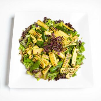 Platter of Freshly Grilled Courgette Salad 
