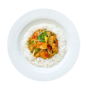 Keralan Chicken Curry with Rice Menu
