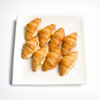 Miniature Savoury Filled Breakfast Croissants