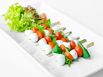 Baby Mozzarella & Tomato Skewers