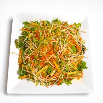 Platter Of Pan Asian Style Salad With Beansprouts