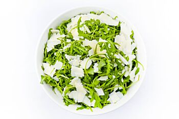 Platter of Fresh Rocket with Shaved Parmesan