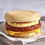 Premium Warm Sausage Pattie with Omellete, Tomato & Cheese