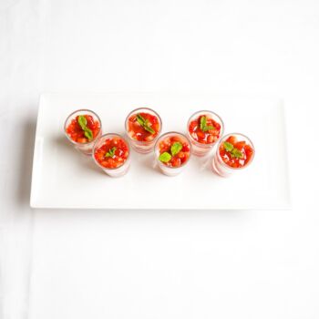 Canape VIP Strawberries & Cream