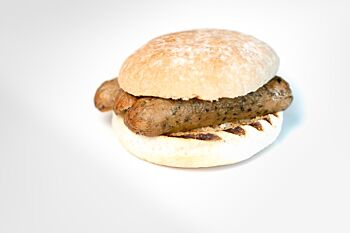 Vegetarian Sausage Bap