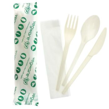 Plant Based Cutlery & Compostable Pack 