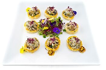 Individual Wild Mushroom Gallette - Cold Fork Buffet