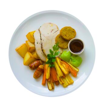 Halal Christmas Roast Lunch Menu