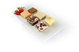 Selection of cake bars