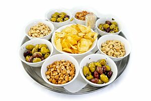 A Selection of Nibbles & Olives