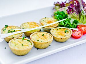 French Onion Mini Tartlettes