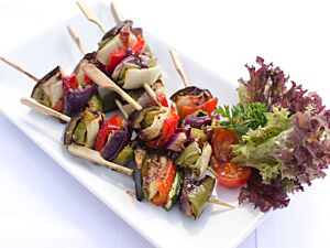 Grilled Vegetarian Skewers with Oriental Marinade