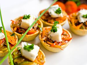 Roasted Vegetarian Tartlettes