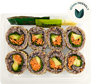 Black Rice Avocado & Mint Sushi - Individual