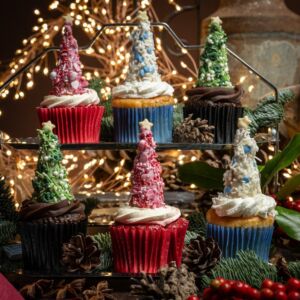 Christmas Tower Cupcake Selection