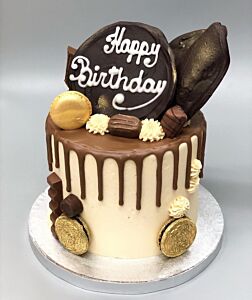 Handmade Celebration Drip Cake - Chocolate