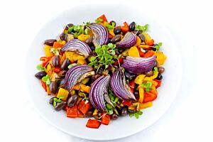 Platter of Roasted Vegetable Salad