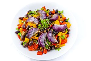 Platter of Roasted Vegetable Salad