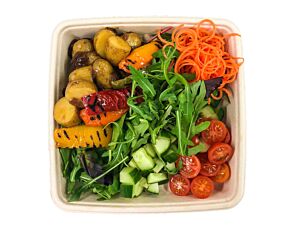Vegan Bento Box - Potato Salad with Mixed Peppers