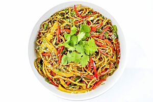Platter of Chinese Noodle Salad