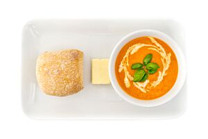 Roasted Mediterranean Vegetable Soup