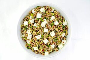 Platter of Quinoa with Feta