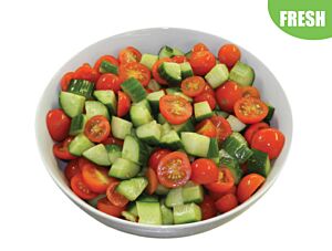 Platter of Tomato & Cucumber Salad